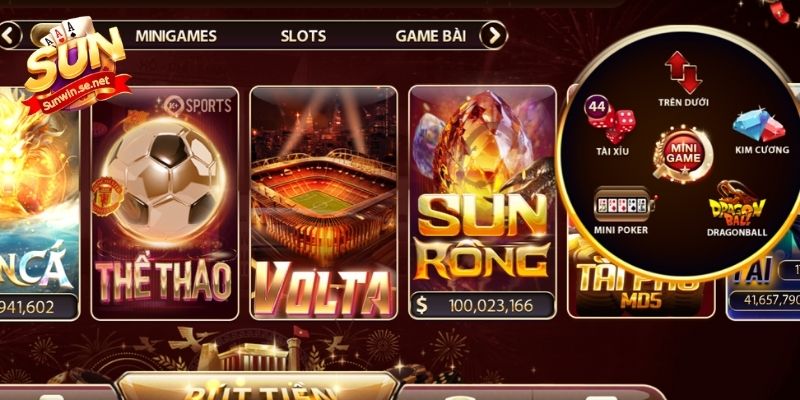 Ảnh Sunwin - Tổng Hợp Các Tấm Hình Ấn Tượng Nhất 2026 13 Danh sách minigame hấp dẫn hiển thị đầu trang chủ